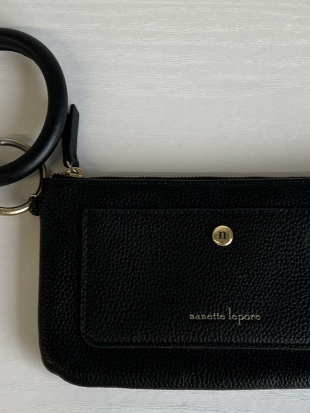 Nanette Lepore Black Wristlet